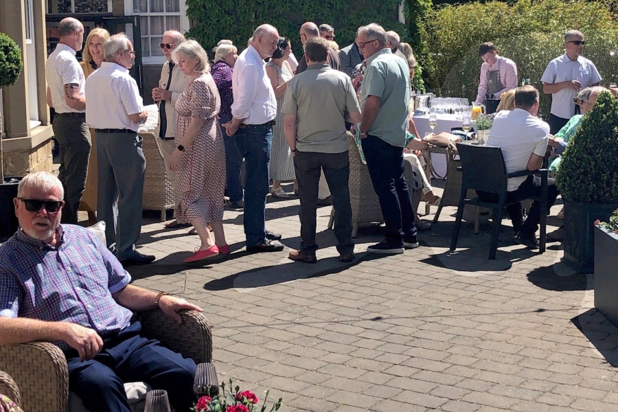 Yorkshire - the newest John Laing Retirement Club – enjoying their annual summer lunch at Wentbridge House in 2025.